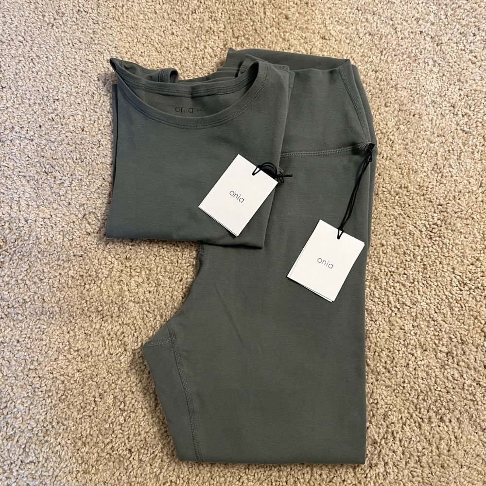 NWT Onia Everyday Set in Agave